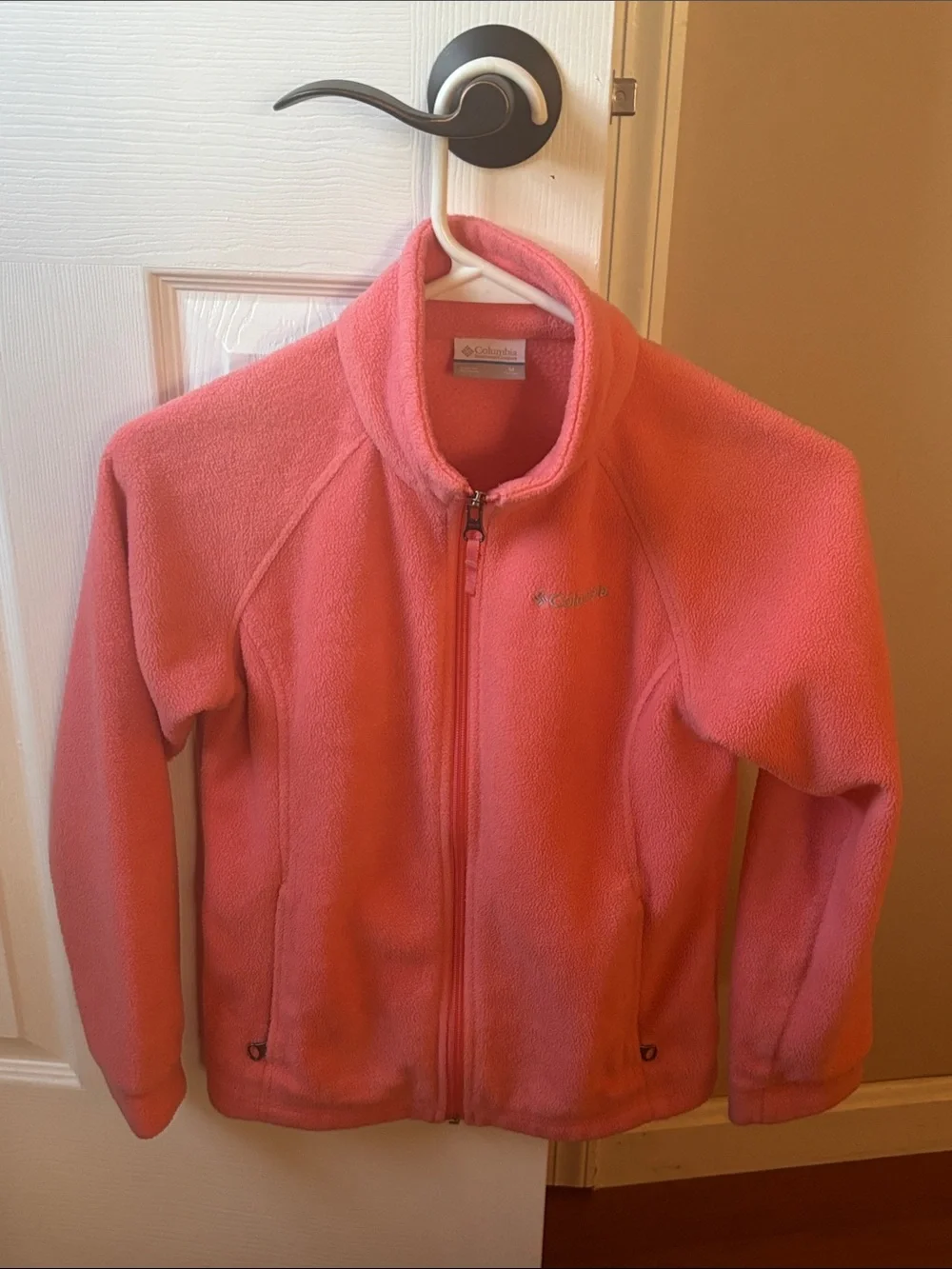 Columbia Pink Fleece Jacket Girls Full-Zip
